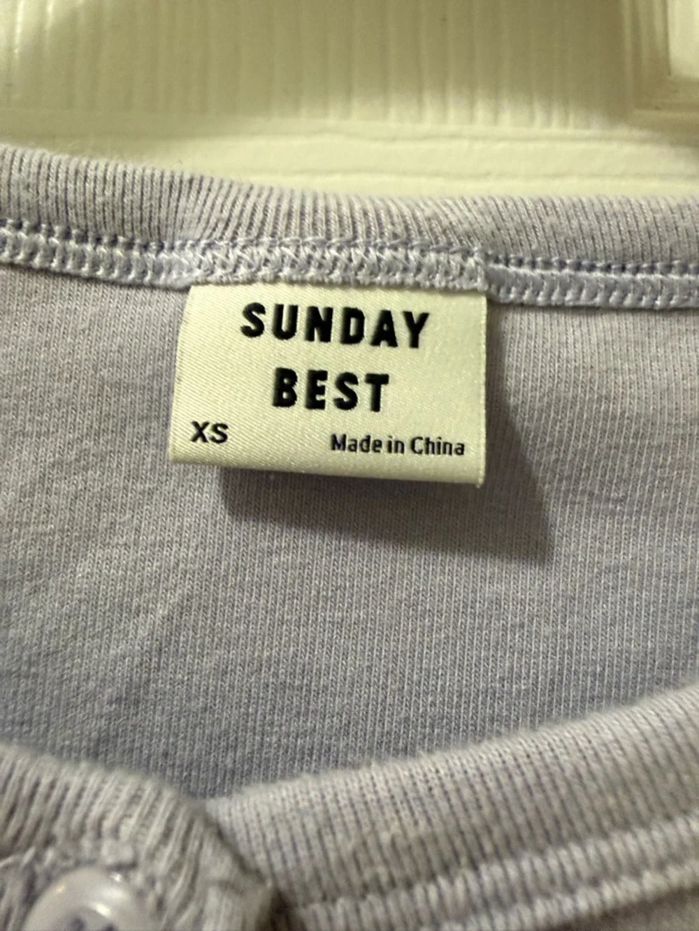 Sunday Best Lavender Cropped Button-Up Cardigan - Picture 3 of 3